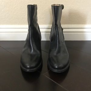 Frye Leather Black Booties